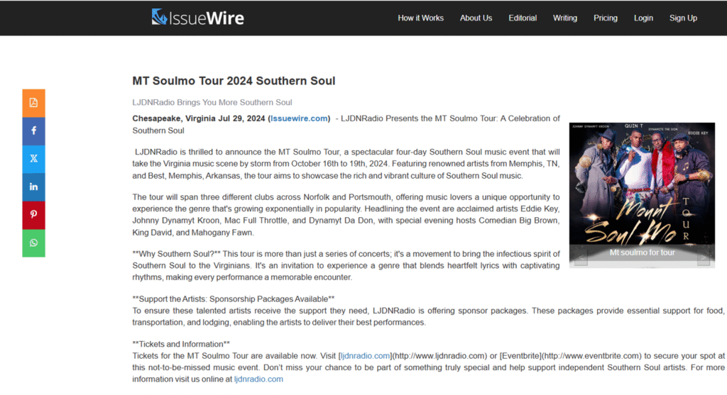 mt soulmo press release 2024