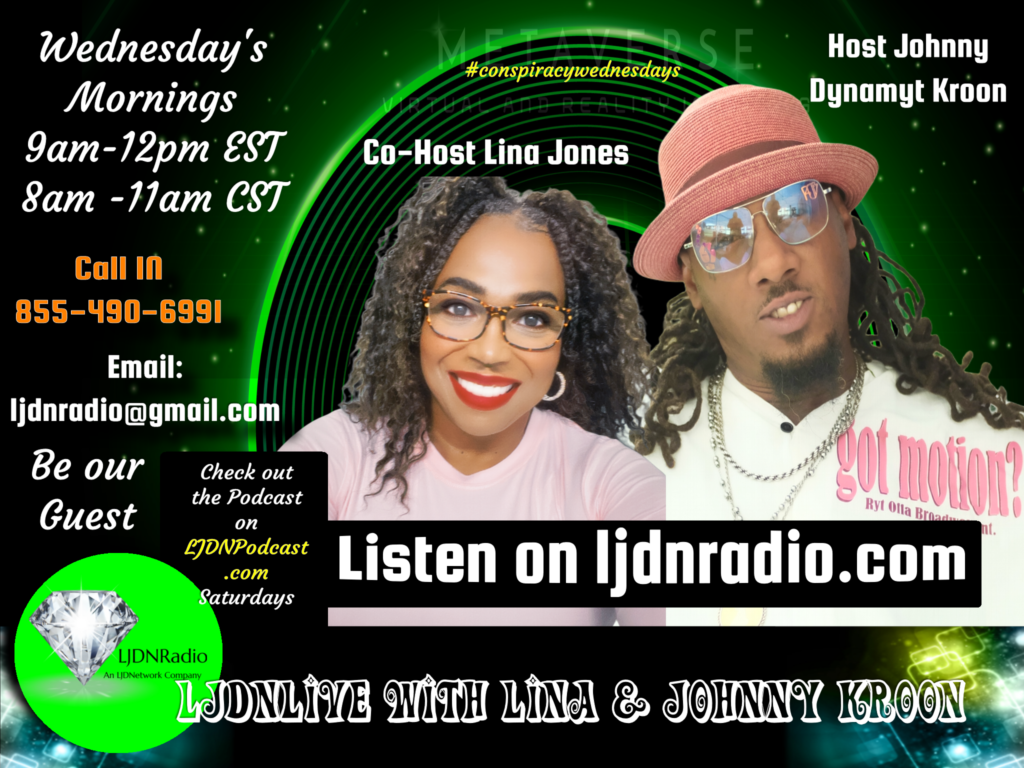 ljdnlive with johnny Kroon and lina Jones